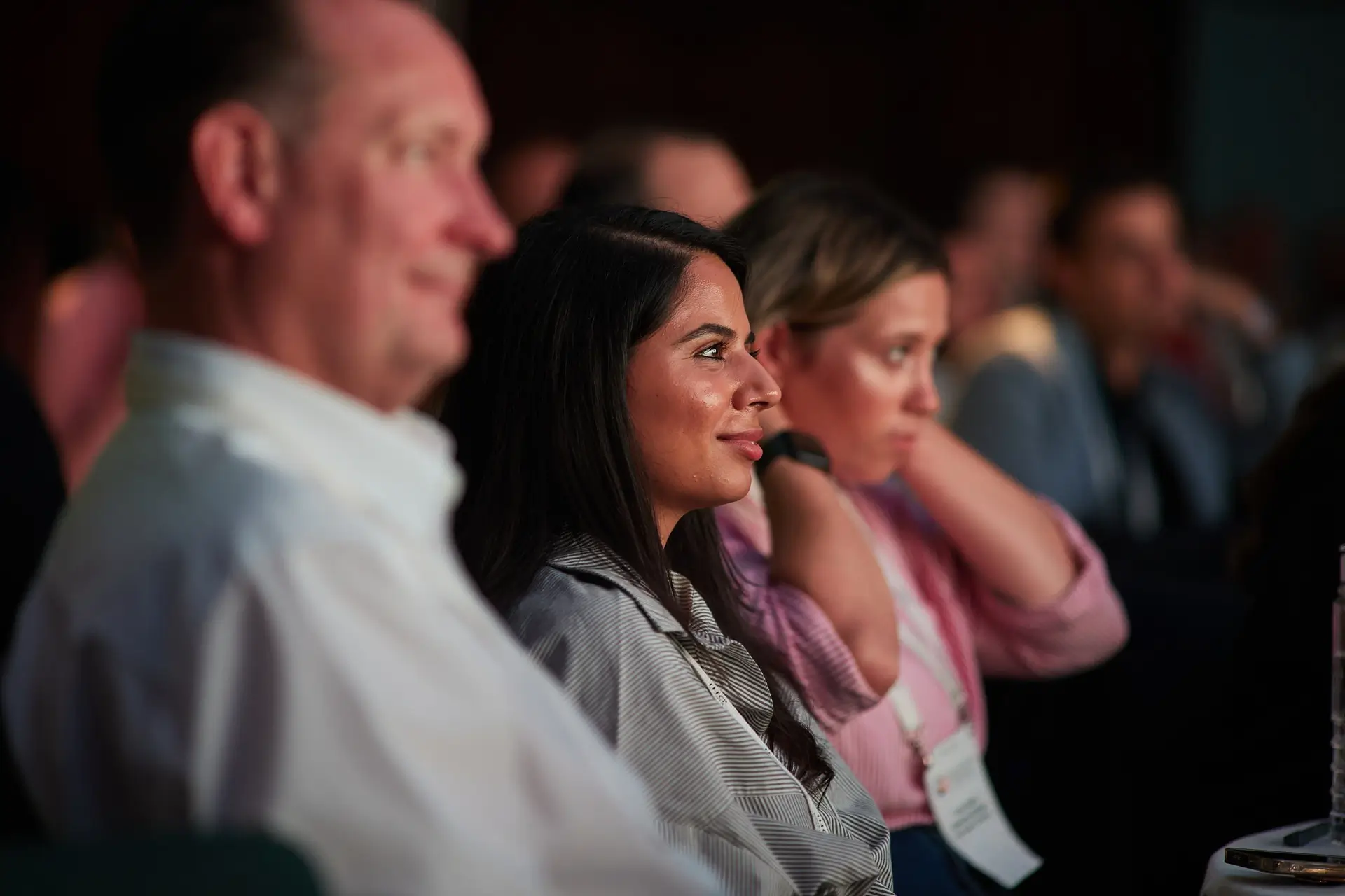 Attendees engaged in a conference